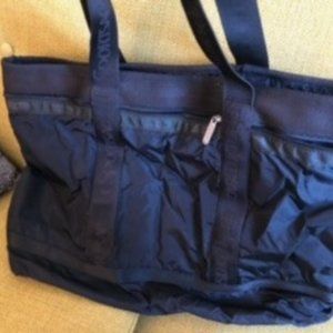 LeSportsac Big Black Tote